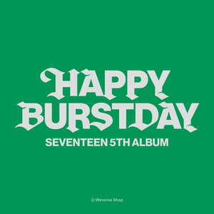 SEVENTEEN 5TH ALBUM HAPPY BURSTDAY POB ONLY