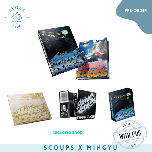 SCOUPSxMINGYU CxM 1st Mini Album [HYPE VIBES]