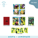 AESPA 'LEMONADE' SINGLE CDs / ALBUM WITH SIGNED POSTCARD